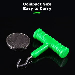 Tire-ligne en T pour la pêche en rivière, poignée portable pour la fixation de lignes, accessoires de pêche, petit outil de serrage de nœuds - Product Image 5