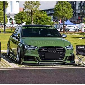 <b>Car</b> Front Bumper Lip <b>Diffuser</b> Spoiler Glossy Black Modification Part <b>for</b> Audi A3 S3 2017-2020 Bumper Protector <b>Car</b> Accessories - Product Image 3