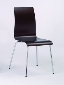 Juego moderno de mesa de comedor cuadrada de 4 piezas con sillas de madera, diseño apilable CHAO CHING para muebles de cocina para el hogar - Product Image 5