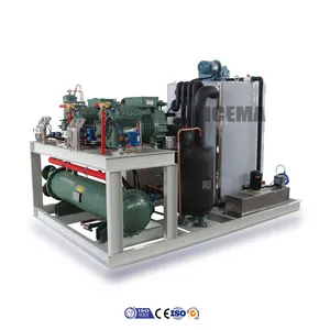 March New Trade Fair 10 Tons Per day Ice Flake Making Machine Flake ice Machine for seafood fishery