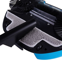 Balai serpillère 3-en-1 sans fil, durable, à haute aspiration, pour usage domestique, avec manche en acier inoxydable et pelle à poussière, directement de l'usine