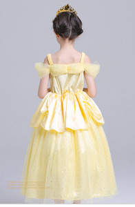 Robe de princesse pour filles, déguisement de <span class=keywords><strong>la</strong></span> <span class=keywords><strong>Belle</strong></span> <span class=keywords><strong>et</strong></span> <span class=keywords><strong>la</strong></span> Bête pour enfants, déguisement fête d'anniversaire de princesse de Noël pour bébés de 2 à 10 ans - Product Image 2