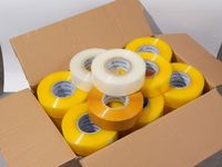 Ruban adhésif d'emballage transparent en BOPP pour scellage de cartons, ruban adhésif transparent en BOPP pour emballage d'exportation