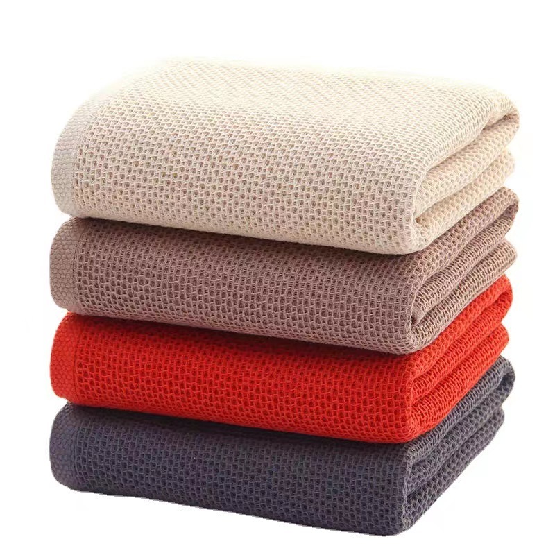 Waffle Weave Cotton Kitchen Towel Hanging