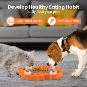 Yeni <span class=keywords><strong>Pet</strong></span> istihbarat zihinsel IQ eğitim interaktif köpek bulmaca tedavi dağıtıcı oyuncak yalamak Mat yavaş besleyici kase - Product Image 4