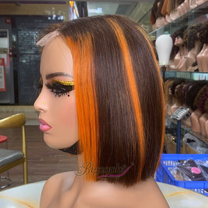 Wholesale Hot High Quality Super Double Drawn 100% Human Hair Bob Wigs, No Shedding No <b>Tangle</b> - Product Image 4