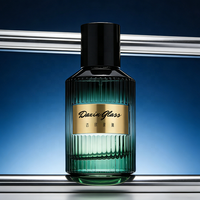 Flacon de parfum haut de gamme 2026 avec pulvérisateur à brume fine, flacon en verre à col serti 50ml 100ml, flacon de parfum en verre à brume