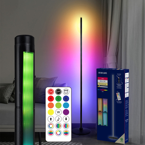 Lampe d'angle LED RVB à changement de couleur avec éclairage d'ambiance moderne pour le salon - Product Image 1