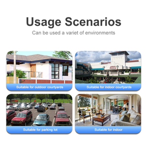 V380 New verto ống kính kép Wifi năng lượng mặt trời Máy ảnh 4.0MP H.265 hỗ trợ đám mây thẻ đĩa 4mm + 4mm ống kính máy ảnh - Product Image 6