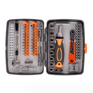 37 Uds. Juego de llaves y brocas métricas de 1/4 pulgadas, destornillador, llave de trinquete hexagonal, adaptador de brocas, Kit de herramientas manuales hecho en Taiwán - Product Image 1