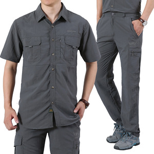 <span class=keywords><strong>Pantalon</strong></span> cargo léger et respirant pour <span class=keywords><strong>homme</strong></span>, taille haute, idéal pour l'été, la randonnée, imperméable et à séchage rapide - Product Image 6