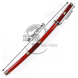 Épée <span class=keywords><strong>Sandai</strong></span> <span class=keywords><strong>Kitetsu</strong></span> de Roronoa <span class=keywords><strong>Zoro</strong></span> de 39,7 pouces, non affûtée, accessoire de cosplay anime pour exposition et déguisement - Product Image 2