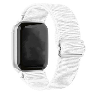 Bracelet en tissu tressé extensible multicolore pour Apple Watch 49mm 46mm 42mm – Vente en gros, en stock usine - Product Image 2