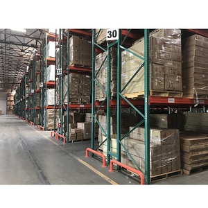 Stackable USA Metal Pallet Rack Warehouse Storage Heavy Duty Teardrop Racking System