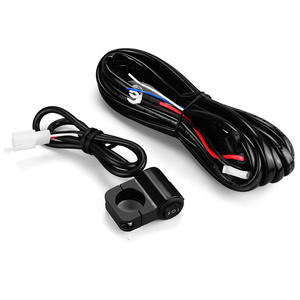 Комплект проводки для установки прожектора на мотоцикл Harley, двойной цвет, светодиодный, заводской - Product Image 1