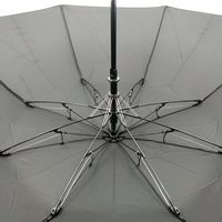 Parapluie Moderne Doublement Pliable Coupe-Vent en Pongee 190T Entièrement en Fibre de Verre avec Logo Personnalisé Diamètre Ouvert 108cm pour Cadeau d'Affaires et Voyage