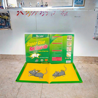 Piège à colle pour souris et rats en carton rigide, haute performance, pour intérieur/extérieur, adhérence forte, contrôle facile des nuisibles
