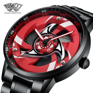 2026 nuevos relojes de cuarzo giratorios impermeables para hombre Real 3D Super Car Rim Spinning hombres deportes 360 ruedas reloj de pulsera para hombres reloj - Product Image 1
