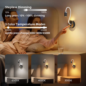 Modern Akıllı Ev Dekorasyonu USB Şarjlı Gece Lambaları Kablosuz Manyetik Hareket Sensörlü DIY Ayarlanabilir Başucu LED Masa Lambası - Product Image 5