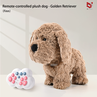 RC Plüschtiere Hund Kuscheltier Ferngesteuertes Plüsch-Roboter-Hundespielzeug Teddy-Hund Puppenspielzeug Lernspielzeug für Kinder
