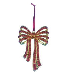 <b>Bow</b> Christmas Tree Ornaments Alloy Hanging Decorations For Home Christmas Decor - Product Image 5