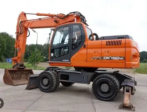 Meilleur Prix – Excavatrice sur Pneus DEVELON 19 Tonnes DX190W Fiable et Puissante, Machine de Terrassement Mobile pour la Construction avec Composants d'Engrenage - Product Image 1