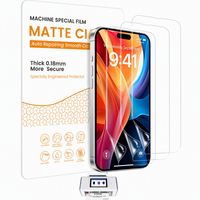 Máquina de corte de película mate de privacidad PET TPU antiluz azul personalizada al por mayor para protectores de pantalla de iPhone 15 16 17 Pro Max