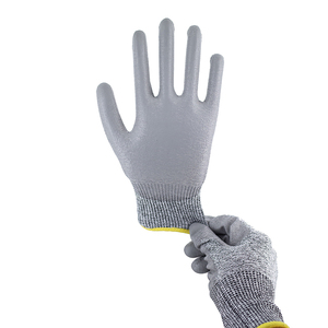 Guantes Anticorte de Alta Calidad Nivel 5 de Resistencia al Corte, Calibre 15G Nivel C-F, con Recubrimiento de PU Ultrafino y Acabado Gris - Product Image 3