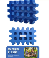 Caisse à boissons carrée JOIN robuste en plastique durable avec séparateurs pour bar, restaurant, commerce de détail, design empilable
