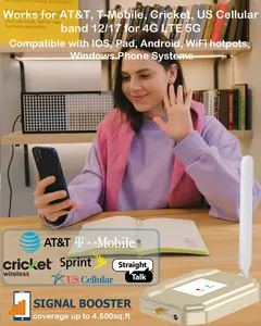 جديد كافة محسنات إشارة الهواتف المحمولة AT&T المزدوجة النطاقية 5G 4G LTE على النطاق 12/13/17 T-Mobile محسن إشارة AT&T المحسن الخلوي