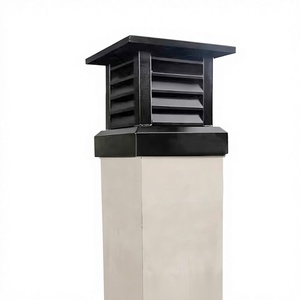 Capot de <span class=keywords><strong>cheminée</strong></span> en aluminium - Durable, installation facile, design rectangulaire contemporain, fixation murale, garantie 1 an - Product Image 1