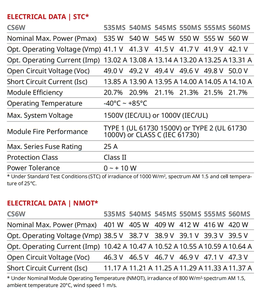 Kanadisches <span class=keywords><strong>HiKu6</strong></span> Lower Levelized Energy Hochleistungsfähiges PERC Photovoltaik-Monokristallines 550-Watt 550W 560W Solarpanel - Product Image 5