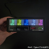 Kepala pengisian daya Cepat cerdas, kepala pengisian daya cepat, cerdas, gallium nitrida, 140w multi port, 6 dalam 1, aman dan nyaman