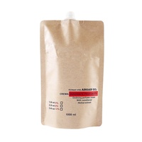 Pochette Doypack Kraft Biodégradable et Compostable Écologique avec Bec Verseur 1000ml 200ml 50ml pour Café, Boissons, Jus, Liquides, Gelée, Lait