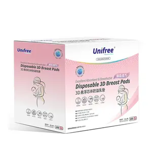 Unifree Free Sample High Quality Breast Pads Disposable Breast Nursing Pads for Mother Breast Feeding Pad