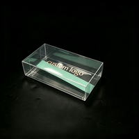 Boîtes d'emballage en plastique PET transparentes, sûres pour les aliments, avec estampage doré, faciles à assembler et recyclables, pour les cacahuètes, les biscuits et les en-cas