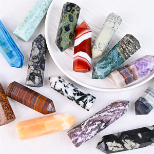 Obeliscos de Cristal al por Mayor, Piedras de Cuarzo Amatista Curativas, <span class=keywords><strong>Pilar</strong></span> de Cristal, Punta de Cuarzo Natural, Varita de Cristal, Torre de Cristal - Product Image 5