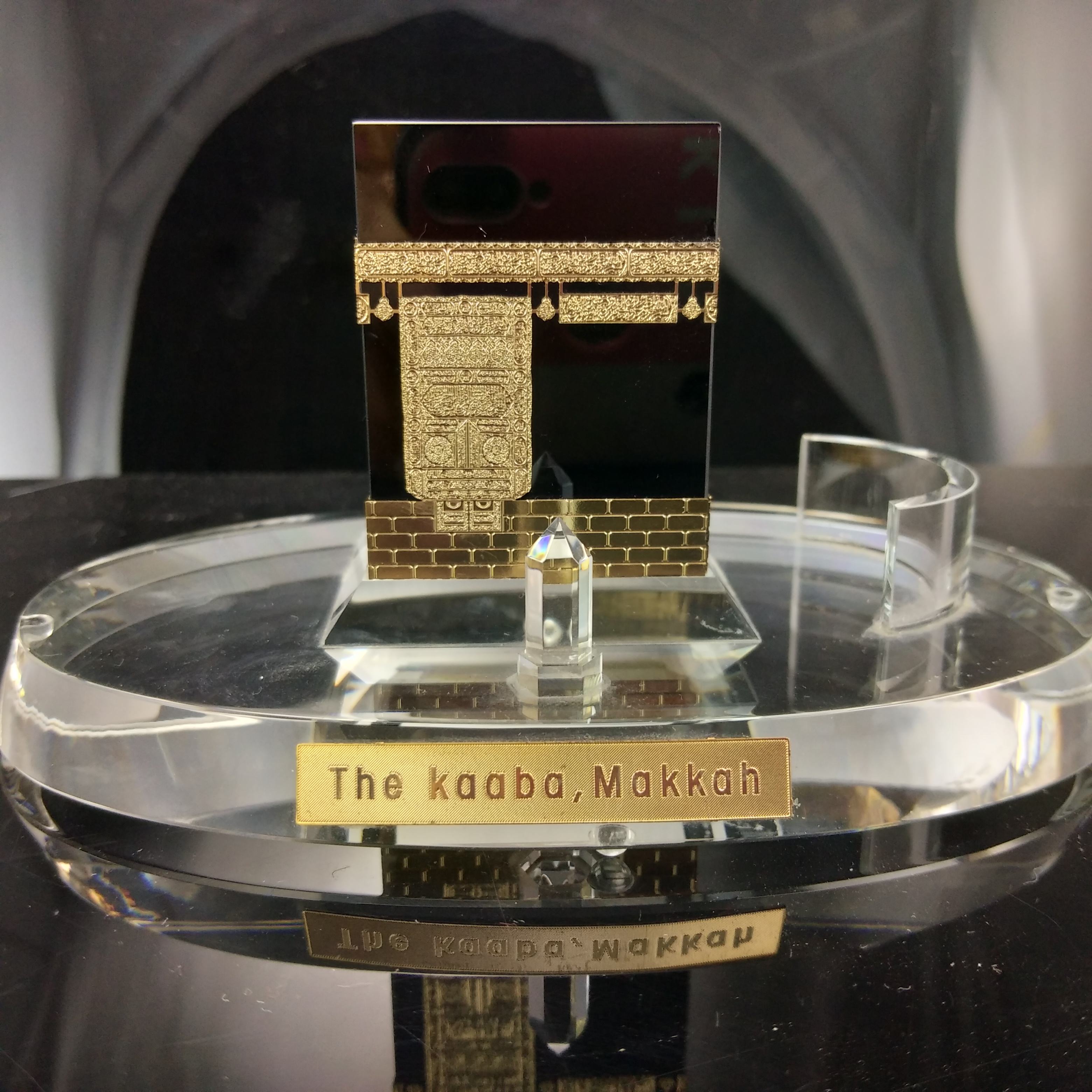 Mini Kaaba Model Elegant Crystal Souvenirs for Islam