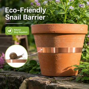 Eco-Friendly <strong>Snail</strong> Barrier Natural Slug <strong>Repellent</strong> Copper Foil Tape Adhesive Plant Protection for Garden Pots and Agriculture - Product Image 1