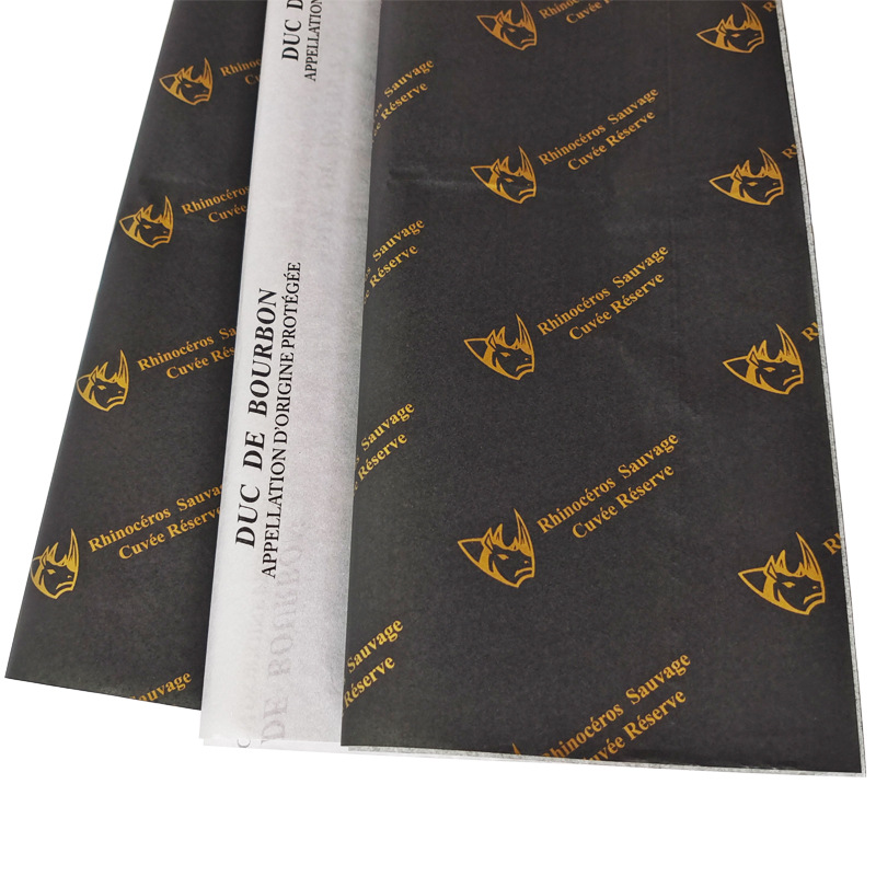 40g Moisture-Proof Kraft Paper with Custom Gold Logo Printing for Bottle and Candle Packaging Sydney Paper Printing Company