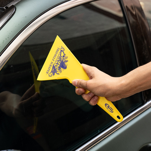 Kit de raclette triangulaire jaune en plastique de meilleure qualité pour emballage de voiture Kit d'installation de <span class=keywords><strong>film</strong></span> de fenêtre - Product Image 6