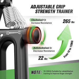 2026 CZFIT Nuevo Estilo 10-120KG Venta al por Mayor Agarraderas de Mano Ajustables para Gimnasio y Fitness, Fortalecedor de Mano para Entrenamiento - Product Image 5