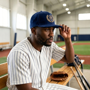 Gorra de Béisbol Profesional de 6 Paneles con Logotipo Personalizado y Diseño de Personajes, Cierre a Presión, para Deportes de Equipo al Aire Libre - Product Image 1