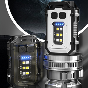 Siêu sáng LED đa chức năng Mini Pocket Torch ánh sáng AA pin Powered IP65 Keychain Đèn pin siêu mạnh mẽ xách tay - Product Image 5