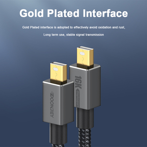 2M Mini <span class=keywords><strong>DisplayPort</strong></span> 2,1 <span class=keywords><strong>Cable</strong></span> <span class=keywords><strong>macho</strong></span> a <span class=keywords><strong>macho</strong></span> 16K 60Hz 8K 60Hz Resolución para conectar computadoras portátiles Monitores Soporta 4K 8K - Product Image 4