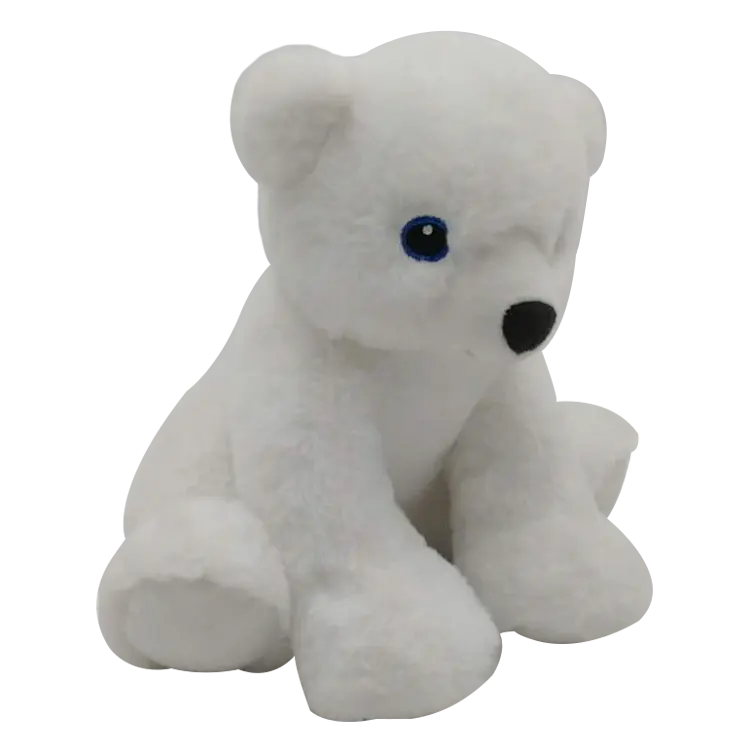 Custom Kinderen Gift 8 Inch Leuke Gerecycled Soft Gevulde Polar Bea Knuffel