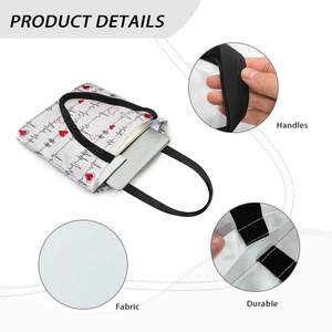 <span class=keywords><strong>Borsa</strong></span> da donna in tela pieghevole da infermiera-battito cardiaco per la mamma - Product Image 4
