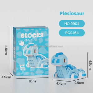 Pokem pterosaur spinosakids Nano nosaur Nano tuğla blokları mini oyuncaklar Elf topu diy yapı taşları setleri oyuncaklar çocuklar için 9903-9908 - Product Image 5