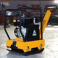 Compacteur de plaques vibrantes pour routes en asphalte ZUJI PC110, moteur à essence Honda/Lifan/Yamaha 6,6 CV, certifié CE, haute efficacité