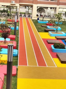 Inolp đầy màu sắc EPDM cao su viên theo dõi cho sân chơi mẫu giáo và lĩnh vực thể thao chất lượng cao EPDM phun sàn thể thao - Product Image 3